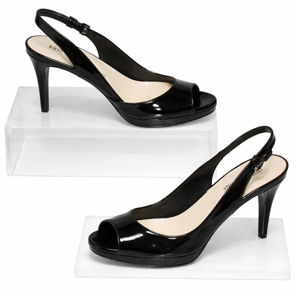 NINE WEST Eastwood Slingback Patent Heels 10M